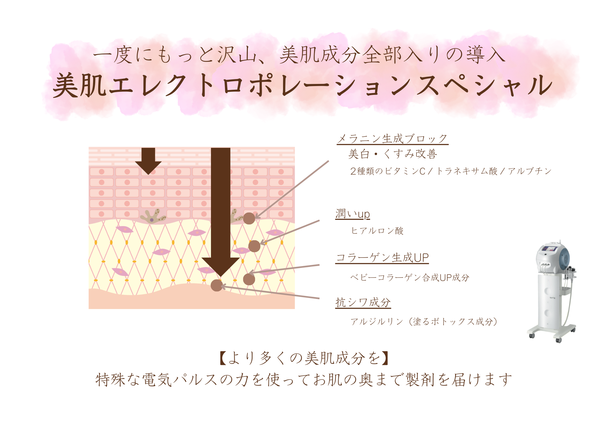 美肌エレクトロポレーションスペシャルのリピートキャンペーンの